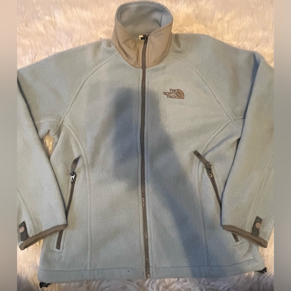 The North Face Women's blue Fleece Jacket size extra small